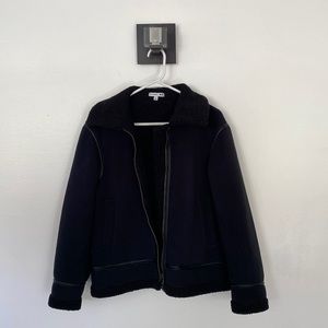 JW Anderson x Uniqlo Black Shearling Coat
